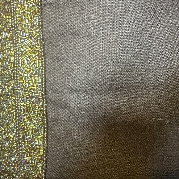 Mother High Waisted Looker Ankle Fray jeans, Beaded Stripe, Guilty Flash, Sz 25 - Picture 16 of 16